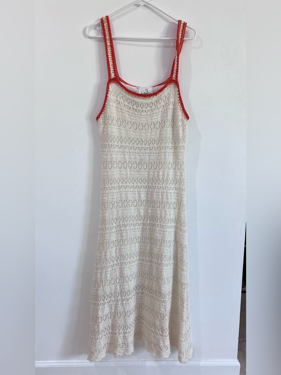 Sam Edelman Dresses & Skirts - Sam Edelman Crochet Maxi Dress Boho Resort XL
